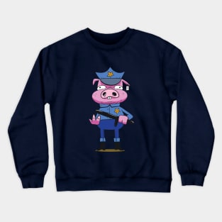 Piggie Cop Crewneck Sweatshirt